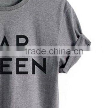 2017 OEM Service Factory Custom New Latest Baby Clothes Fashion Bulk Wholesale Grey Printed Boutique Cotton Baby t Shirts photo-4