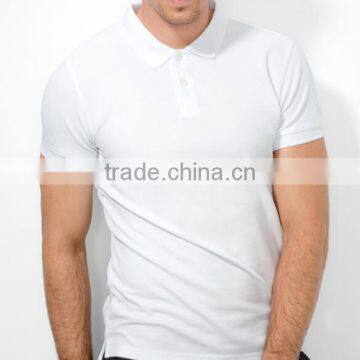 High Quality Promotional Custom 100 Cotton Blue Polo Shirt photo-4