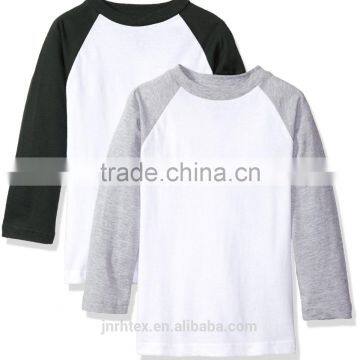 Plain High Quality Blank Raglan T-shirt for Kids photo-3