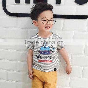S17369A Children Cotton t Shirt Kids Clothing Boy Printing T Shirt photo-2