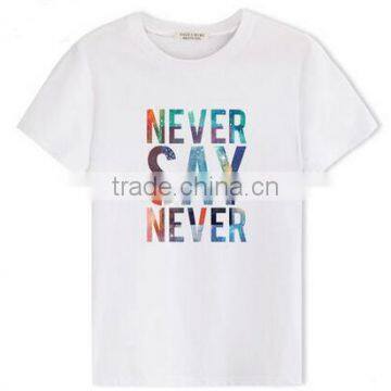 OEM Service Custom Pigment Printing Design Your Own T Shirt