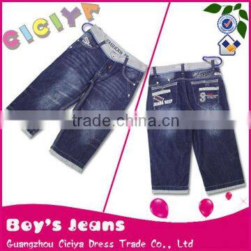 2013 latest child china jeans, designer jeans with ribbon waist, fashion design kids boy jean jeans
