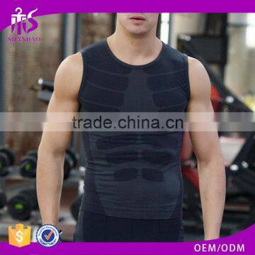 Guangzhou Shandao Compression Exercise Sleeveless Lose Weight Gym Tank Top branded sportswear manufacturers