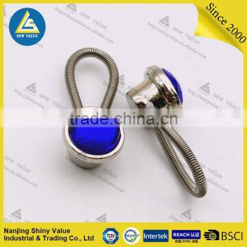 Manufacturer Directly Supply Metal Button Extenders With Beautiful Decoration Diamond in Individual Package photo-4