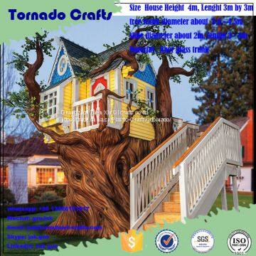 High-level Design Outdoor Artificial Tree House Artistic Simulation Artificial Tree House photo-4