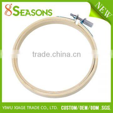 Wholesale Cross Stitch Supplies Sewing Tools Circle Round Natural Bamboo Embroidery Hoops photo-3