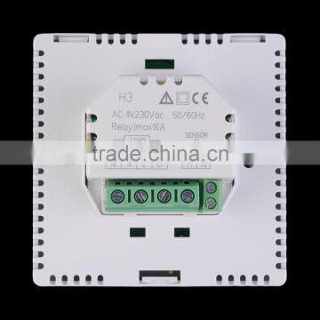 1Pc 16A/250V White LCD Display Thermostat Heat Thermostat Digital Temp Controller photo-3