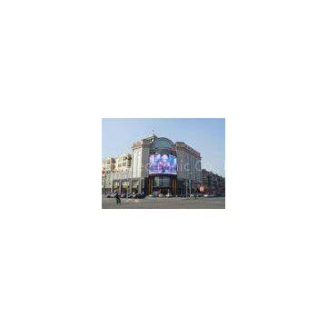 High Brightness Full Color 220V / 110V IP67 / IP65 P16 1R1G1B Led Curved Video Screen