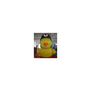 Durable Commercial Inflatable Yellow Duck Advertising Model , EN - 15649