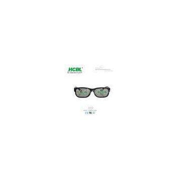 Portable Small Frame Circular Polarized 3D Glasses For Girl / Boy , 3D TV Glasses