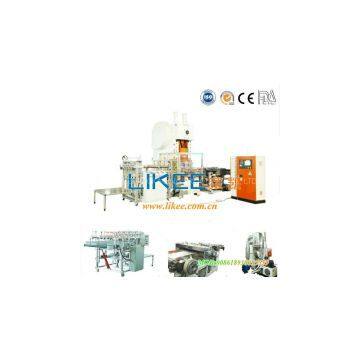 Automatic product line for aluminum foil container