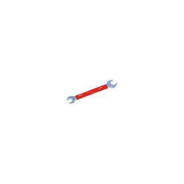 Double Open End Spanner with rubber handle