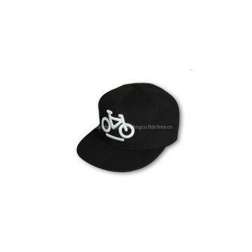 Sales black acrylic bicycle embroidery ad\'s cap