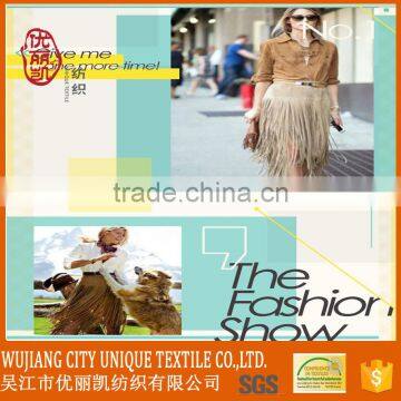 Light Weight 80gsm105d*200d 100%polyester Warp Suede Fabric for Cloth for Sofa