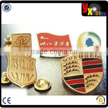 High quality custom souvenir flag soft enamel metal badge, lapel pin