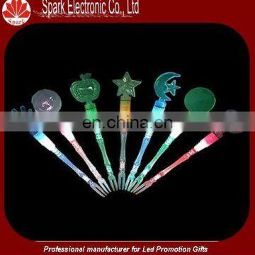 assorted plastic LED cocktail stick