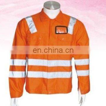 cheap orange reflective safety workwear jacket