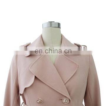 Young Women Spring Autumn Sweet Trench Coat With Belt photo-2