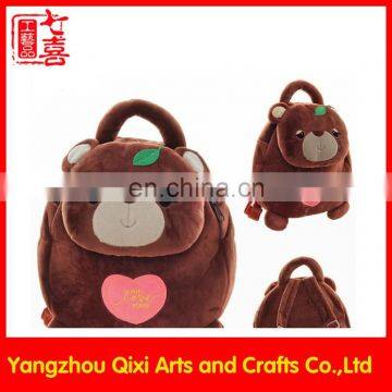 Yangzhou kids plush teddy bear backpack cute lovely custom teddy bear backpack