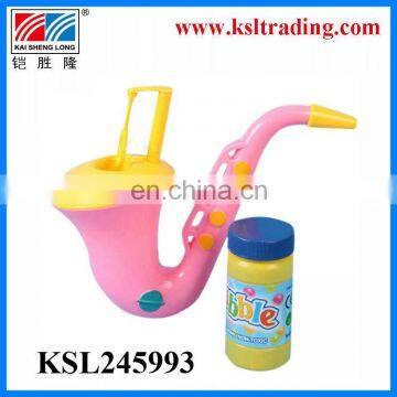 pleasant goat pink saxophone bubble toy gun