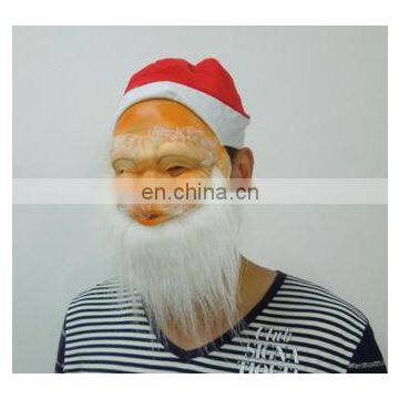 Soft chrismas father latex mask .cosplay party decoration