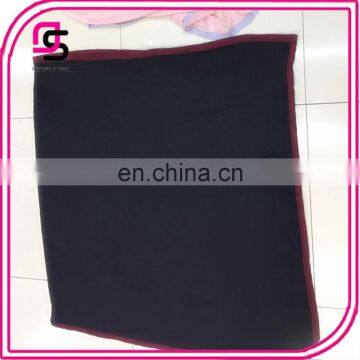 China suppiler fashion popular plain black thin sunscreen all-match scarf