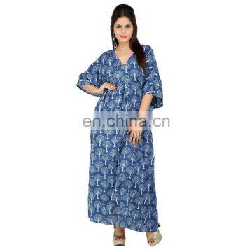 Brand New Designer Women's Plus Size Summer Seasonable Handmade Maxi Dress Long Kaftan Beach Wear Sexy Stylish Dress Long Kaftan