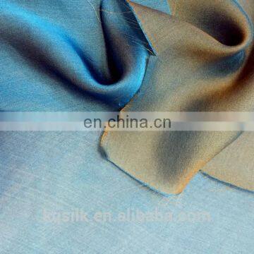 Yarn Dyed Two Tone 12mm Silk Satin Fabric photo-3