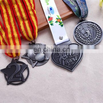 Wholesale custom zinc alloy hanger sport basketball medal