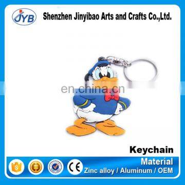 Factory Outlet colorful Donald Duck customized keyring