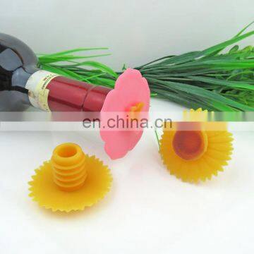Hot Selling Silicone Wine Bottle Stopper Cap, Beverage Bottle Stopper Lighted Wine Bottle Stoppers