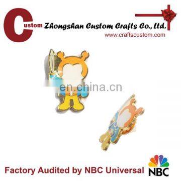 Wholesale Custom Metal Funny Magnetic Cartoon Lapel Pins With Various Logo Designs photo-5