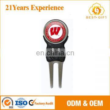 high quality eco-friendly golf repair tool with 3/4 ball marker set