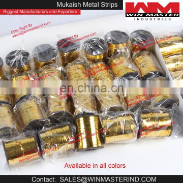 Mukaish Metal Strips