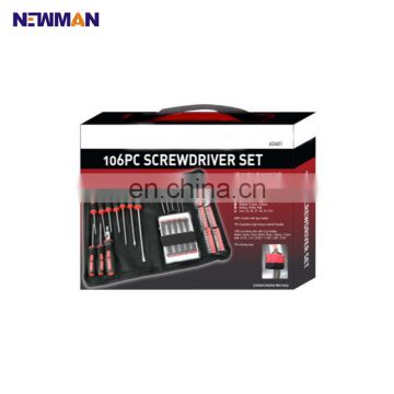 Dependable Factory 106pcs Plastic Screwdriver Set