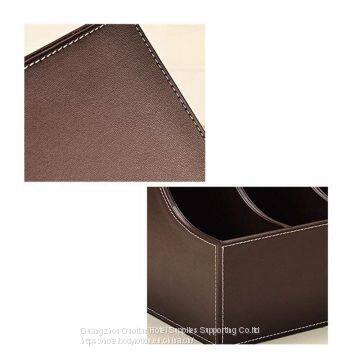 Laundry Storage Bucket Bookcase by Leather Office Supplies Desktop File Rack Data Frame File Storage Box Basket Basket Bar Shelf Multi-Layer Creative,Curved for Bedroom Bathroom photo-4
