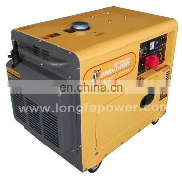 7KVA 220V Three Phase Silent Generator Diesel For South Africa market