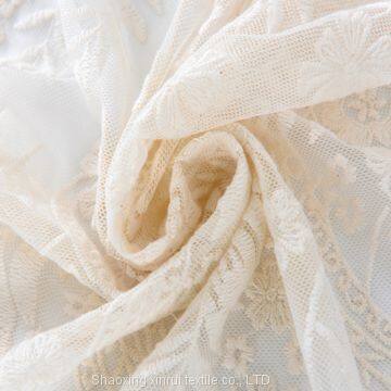 net guipure lace cotton border embroidery fabric