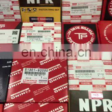 GENUINE PISTON RING  FOR  J08E   6BG1T 6JG1 6HK1 4D95 EXCAVATOR  ENGINE  10540  32695  YDI10141ZZ  32692