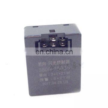 Steering alarm electronic flasher relay 3800-15835 for Hongyan Jiesi