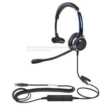 Beien FC21 RJ crystal-head interface call center headset game earphone business headset