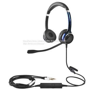 China Beien FC22 PC business telephone headset for call center customer service multimedia teaching headset