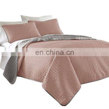 Wholesale Comforter Folded Soft Microfiber Lightweight Coverlet for All Season Fabric Microfiber Quilt