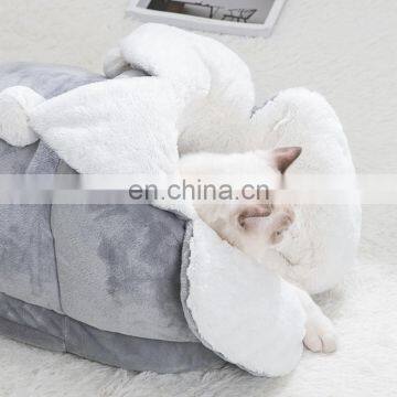 Pets Sleep Zone Cuddle Cave Soft Cat Bed Washable Cuddle Cave Pet Bed, photo-4