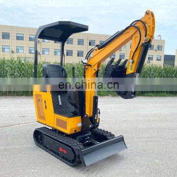 1 Ton hydraulic crawler mini excavator is specially designed for export with accessories