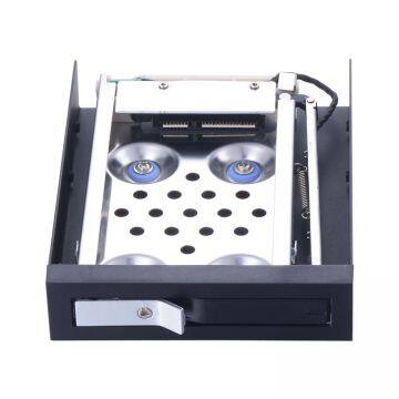 Unestech ST2511 2.5in SATA Anti-vibration Tray-less SSD Hdd Mobile Rack for 3.5in Floppy Drive Enclosure