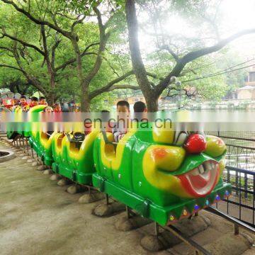 Outdoor Amusement Park Electric Train Ride Slide Worm Mini Roller Coaster for Sale photo-2