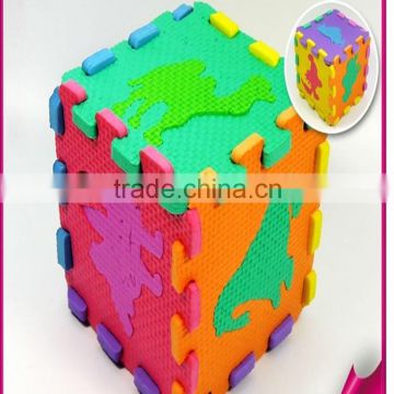 Novel building Design puzzle mats/various styles Shanghai 3d puzzle game mat