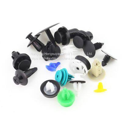 Auto Car Plastic Clips Push Type Rivet Retainer Fastener Bumper Mud Flap Pin Screws