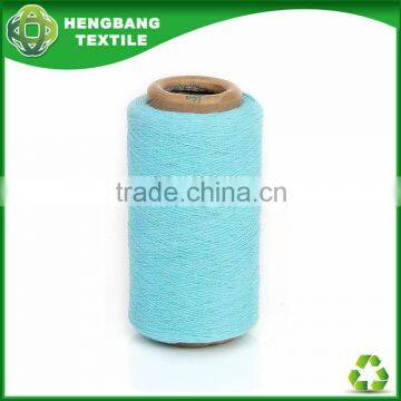 HB1146 blue colour recycled cotton yarn for socks production in china 12s yarn free yarn samples